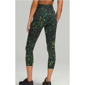 Lululemon Base Pace High-Rise Crop 23" Sparks Fly Multi‎ sz 12